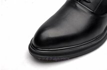 R463新品メンズシークレットシューズ ビジネスシューズ 靴 上品質 紳士靴 5cmUP 背が高くなる 走れる 歩きやすい24～27cm_画像5