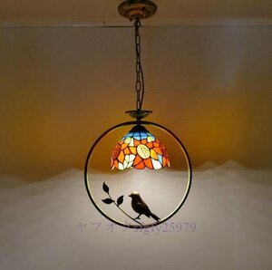 P997 новый товар прекрасный товар появление stain do лампа витражное стекло длиннохвостый попугай искусство товар Tiffany освещение мебель 