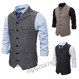 E590* men's suit the best business the best gilet the best wedding formal casual the best gentleman formal vest 3 сolor selection S~2XL