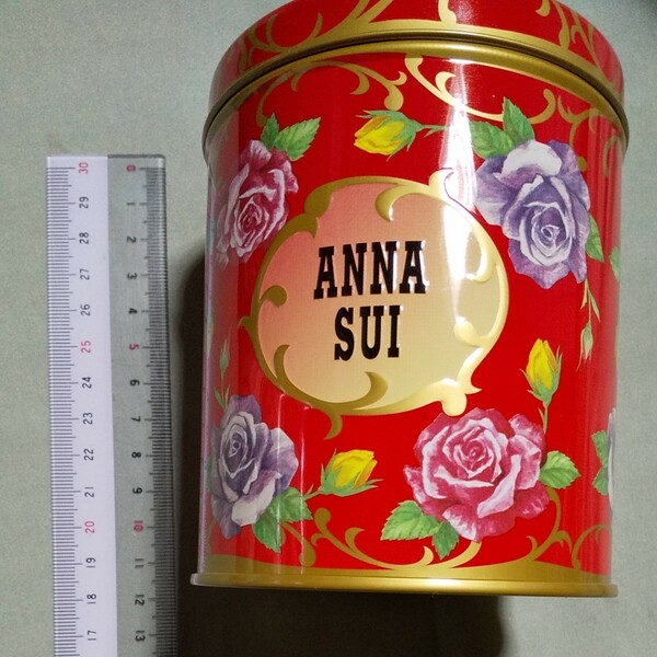 激レア！廃盤 ANNA SUI 缶 ANNA SUI 紅茶入れ お菓子入れ 小物入れ 薔薇インテリア プレミア アナスイ