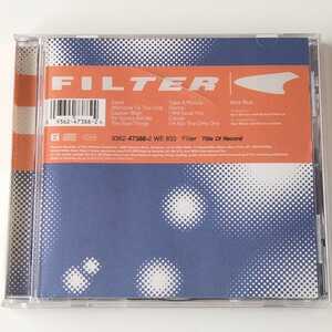 【輸入盤CD】FILTER /TITLE OF RECORD (9362473882) フィルター/リチャードパトリック NINE INCH NAILS ナイン・インチ・ネイルズ