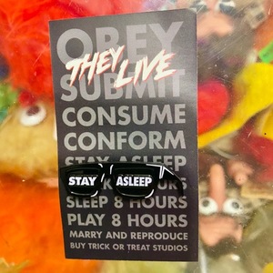 THEY LIVE ゼイリブ サングラス ピンズ ピンバッジ sf映画 ジョンカーペンター glasses pins ピンバッチ