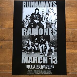 ポスター★ランナウェイズ＆ラモーンズ 1978年 コンサート★Ramones/The Runaways/ジョーン・ジェットの画像1