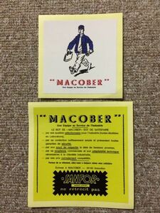 『 MACOBER 』ステッカー2枚セット