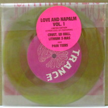 V.A.-Love & Napalm Vol.1 (US Limited Clear Yellow Vinyl 7+S_画像1