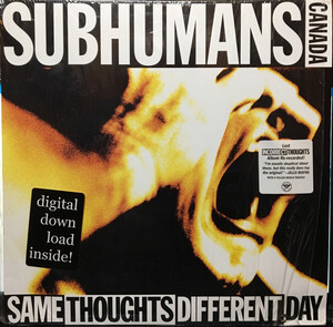 SUBHUMANS-Same Thoughts Different Day (US Limited 2xLP「廃盤 Ne