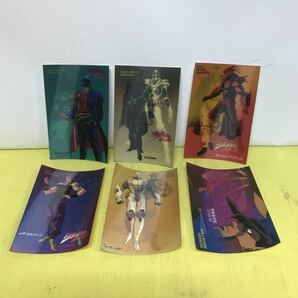 ジョジョの奇妙な冒険 第3部 レンチキュラーカード ポストカード 6枚セット OVA特典の画像1