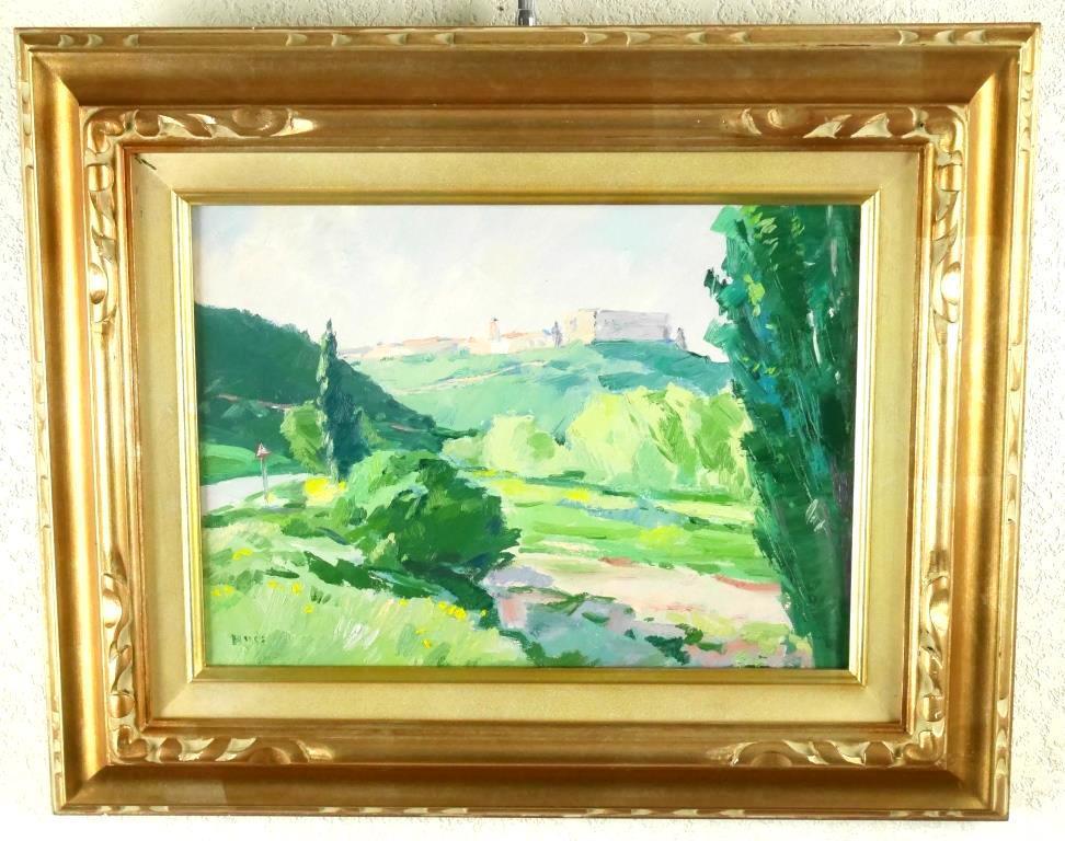 Yoshiaki Kojima Pedraza Spain ◆ Oil painting No. 4 ◆ Autographed ◆ Nitten special selection! Issuikai! Popular artist! Framed, painting, oil painting, Nature, Landscape painting