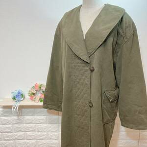 OS946 Bowbell CHIGUSA アウター コート ジャケット でかえり アースカラー 上品 上質 レディース ミセス 婦人服 マダム フリー