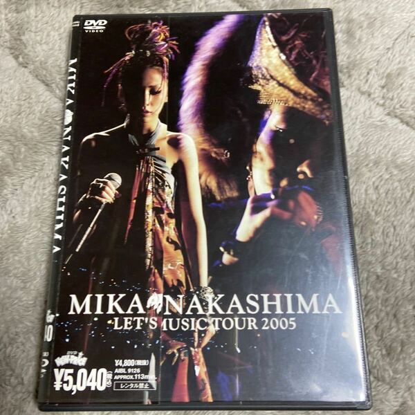 ＭＩＫＡ ＮＡＫＡＳＨＩＭＡ ＬＥＴＳ ＭＵＳＩＣ ＴＯＵＲ ２００５／中島美嘉