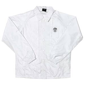 HUF THRASHER TDS ハフ×スラッシャー TOUR DE STOOPS コーチジャケット Coach jacket（ホワイト） (XL） [並行輸入品]