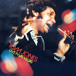 Tom Jones トム・ジョーンズ ライブ・イン・ラスベガス LP 見開きジャケット レコード 5点以上落札で送料無料N