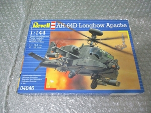 プラモデル レーベル Revell 1/144 AH-64D アパッチ ロングボウ AH-64D Longbow Apache 陸上自衛隊 未組み立て 昔のプラモ