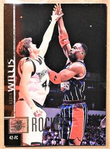 KEVIN WILLIS (ケビン・ウィリス) 1997 トレーディングカード 【NBA ROCKETS ロケッツ】
