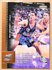Matt MALONEY (マットマローニー) 1997 トレーディングカード 【NBA ヒューストン・ロケッツ Houston Rockets】