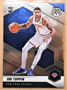 OBI TOPPIN (オビ・トッピン) 2020-21 MOSAIC ROOKIE CARD トレーディングカード 【NBA,ニューヨークニックス,NEW YORK KNICKS】