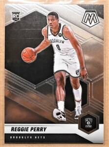 REGGIE PERRY (レジー・ペリー) 2020-21 MOSAIC ROOKIE CARD トレーディングカード 【NBA,ブルックリン・ネッツ,BROOKLYN NETS】