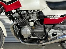 CBX400Fインテグラ NC07 1型 赤白 オリジナル 極上車両 旧車 絶版車 【CBX400F Z400FX XJ400 GS400 GSX400F GSX400 CBX550 CBR GT380_画像9