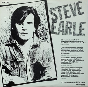 Steve Earle【US盤 12&#34; EP】 AOR Sampler 　(MCA L33-17129) 1986年 Promo Copy / レア！/ スティーヴ・アール