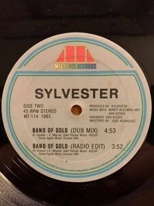 ★名曲！US盤★SYLVESTER / BAND OF GOLD ★ Garage Larry Levan Loft DJ Harvey Theo Parrish 80 Disco 90 Deep House