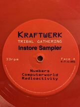 ★お宝級！カラーバイナル★Kraftwerk / Tribal Gathering In Store Sampler ★1997 May 24th Live ★マニア コレクター★ Techno Electro_画像3