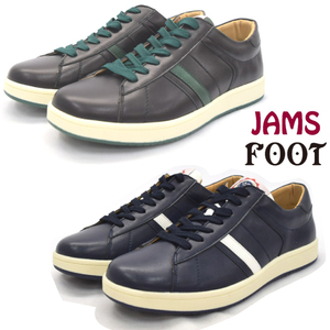 ▲JAMS FOOT ジャムズフット JM-3 スニーカー 靴 カジュアルシューズ メンズ ブラック Black 25.0cm (0910010053-bk-s250)