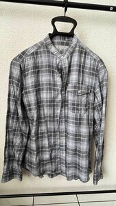 UNITED ARROWS　美品　チェックワイシャツ　ボタンダウンシャツ　S　 ネルシャツ　 SHIRT 　MEN'S　美品