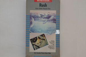  rice VHS Rush Grace Under Pressure Tour 60607 RCA/COLUMBIA /00300