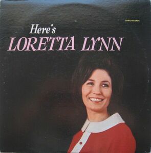 米LP Loretta Lynn Here's Loretta Lynn CB20056 MCA CORAL /00260