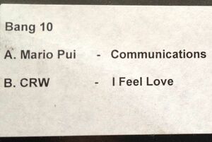 豪12 Mario Pi? / CRW Communication / I Feel Love BANG10 Bang On! /00250