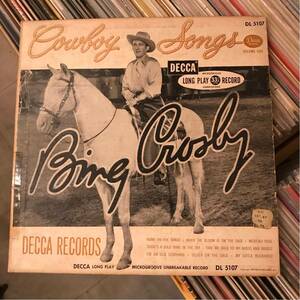 BING CROSBY US Orig 10inch COWBOY SONGS ビングクロスビー