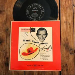 HANK SNOW US Orig 10inch SINGS Hillbilly ロカビリー