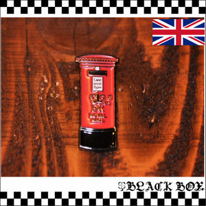 英国インポート Pins Badge ピンズ ピンバッジ ラペルピン POST BOX エリザベス2世 ポスト イギリス 英国 UK GB ENGLAND イングランド 248