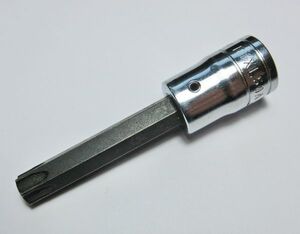 Snap-on(スナップオン) 旧ロゴ 旧タイプ FTXL50A 3/8 (9.5mm) 差込み トルクス torx ロング ソケット T50 並行輸入 長期保管 即決