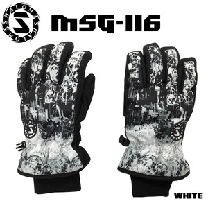 マシャロMASHALO スノーグローブ スキー メンズ MSG-116 WHITE