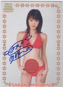 SRQ06 premium water . Sakura 10 sheets limitation swimsuit jersey auto 