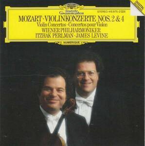 [CD/Dg]モーツァルト:ヴァイオリン協奏曲第2&4番/I.パールマン(vn)&J.レヴァイン&ウィーン・フィルハーモニー管弦楽団 1985.6