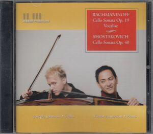 [CD/Jvbamf]ラフマニノフ:チェロ・ソナタト短調Op.19他/J.ジョンソン(vc)&V.アサンシオン(p)