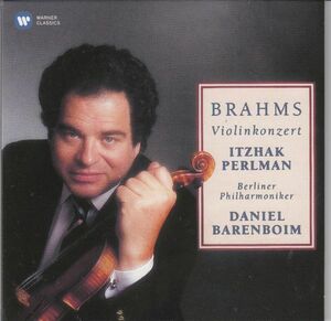 [CD/Warner]ブラームス:ヴァイオリン協奏曲ニ長調OP.77/I.パールマン(vn)&D.バレンボイム&ベルリン・フィルハーモニー管弦楽団 1992