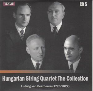 [CD/Venias]ベートーヴェン:弦楽四重奏曲第11&12番&大フーガ/ハンガリー弦楽四重奏団 1953.9