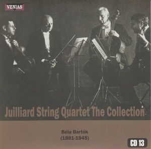 [CD/Venias]バルトーク:弦楽四重奏曲第1&2番/ジュリアードSQ 1949