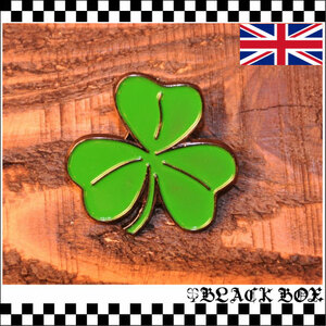 英国 インポート Pins Badge ピンズ ピンバッジ ラペルピン 画鋲 SHAMROCK シャムロック クローバー イギリス uk アイリッシュ IRISH 182