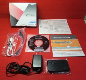 NEC　WiMAXモバイルルータ　Aterm　PA-WM3800R　ブラック　中古