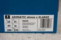 28ｃｍ XLARGE × atmos × adidas エクストララージ × アトモス × アディダス ADIMATIC Black/Green HQ3936 アディマティック US10_画像6