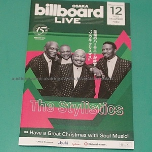 271/22'12/ビルボードライブ Billboard/The Stylistics/城田優/Crystal Kay/BEGIN/クレイジーケンバンド/和田アキ子/斉藤由貴/May J/Chage