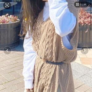 【お値下げ】Mysa&Liina ケーブルニットベスト