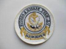 【送料無料】アメリカ海軍U.S.NAVY SEARCH & RESCUEパッチ刺繍ワッペン/90spatchesネイビーNAVY米海軍HELICOPTER USN米軍MILITARY M11_画像5