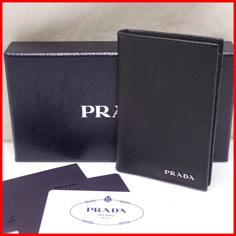 使用回数→少なく・傷有り】PRADA プラダ 名刺入れ justice.gouv.cd