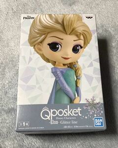 【アナと雪の女王】　エルサ フィギュア　Qposket Disney Characters Frozen Glitter line ディズニー　新品　非売品