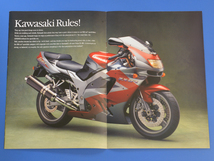 カワサキ　ニンジャ　ZX-9R　KAWASAKI　NINJA　ZX-９R　英語表記　バイクカタログ【K輸-1990-04】_画像3